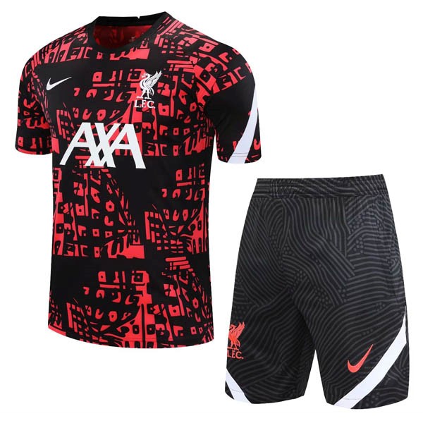 Entrenamiento Liverpool Conjunto Completo 2020-2021 Rojo Negro Blanco